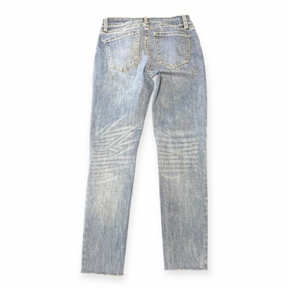 KANCAN Women’s Light Wash Maddison Mid Rise Skinny Ankle Jeans Size 3 / 25 Style - Picture 2 of 5